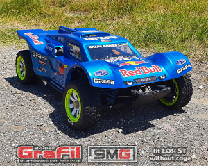 "G-MAGMA" shell by GraFil Bodies LOSI 5ive T body to convert 5T in a buggy !!! 
