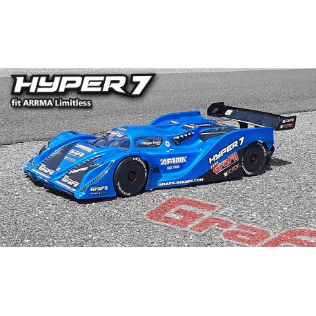 Hyper 7 (fit ARRMA LIMITLESS) - GraFil Bodies